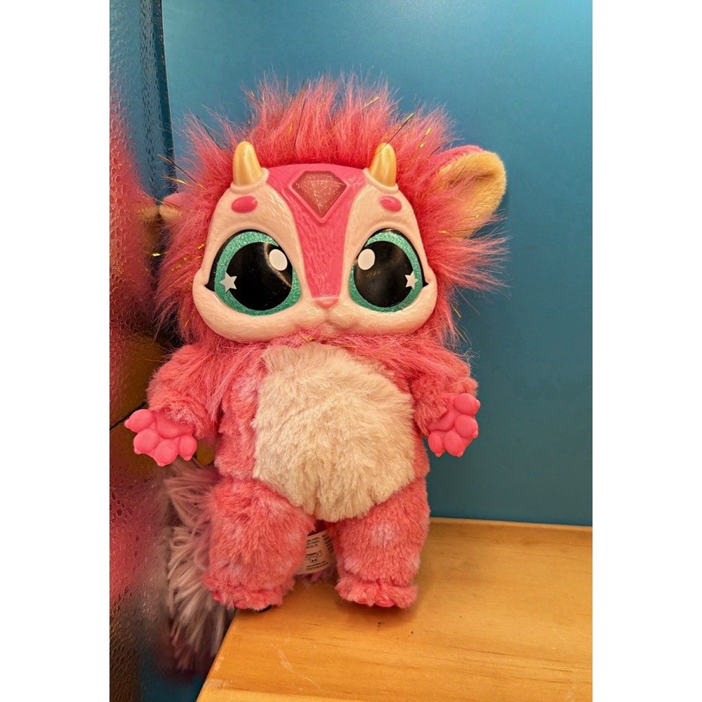 Magic Mixies Pink Winged Unicorn Plush Stuffed Animal Wild Manes 2019 WN-008-009